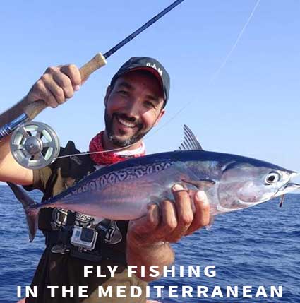 Fly fishing in the mediterranean